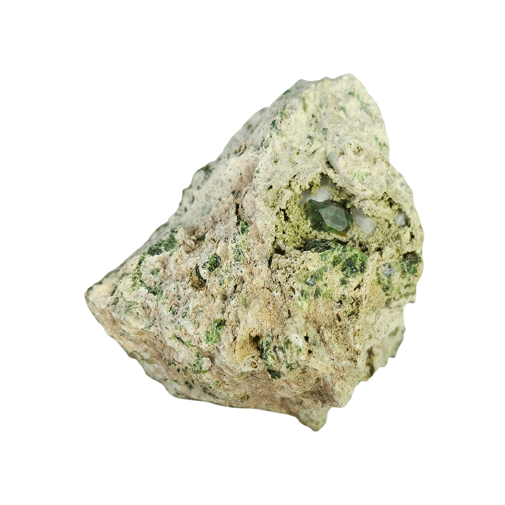 گارنت سبز دمانتوئید طبیعی تک بلور