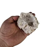 سنگ ژیپس طبیعی کلکسیونی با فرم بلوری خاص و پایه طبیعی