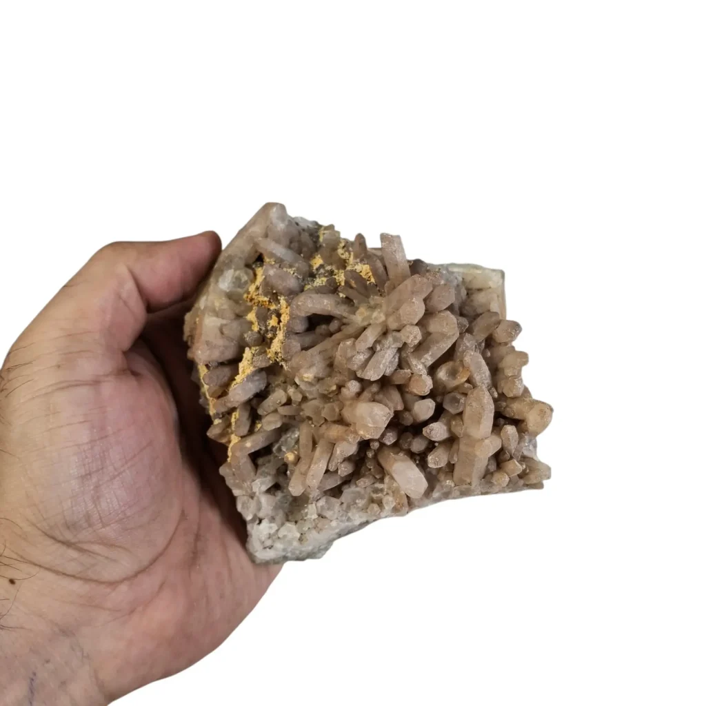 سنگ کلاستر کوارتز طبیعی